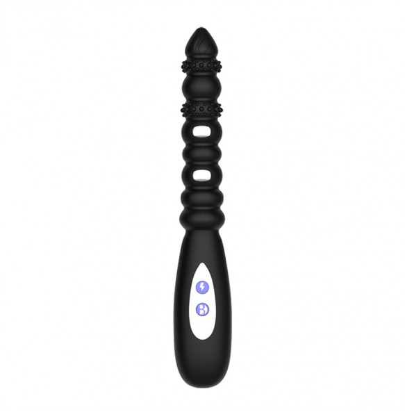 WOWYES - R1 Prostate Massager Electric Shock Anal Vibrator (Chargeable - Black)